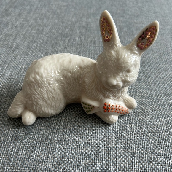 Vintage Lenox China Jewels Collection 1996 “Rabbit With Carrot” - Picture 1 of 10
